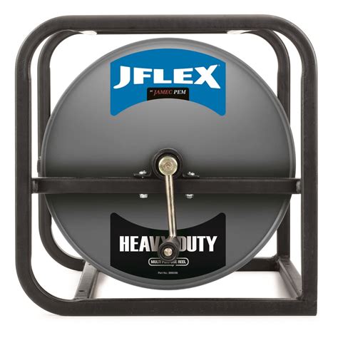 Connect the inlet leader hose to the air source. . Jflex hose reel